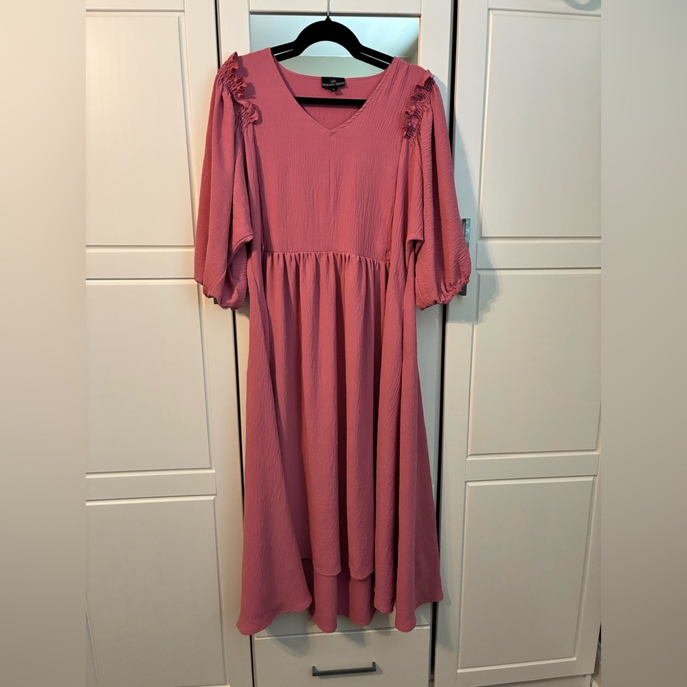 Nursing Queen Rose Midi Dress- Large